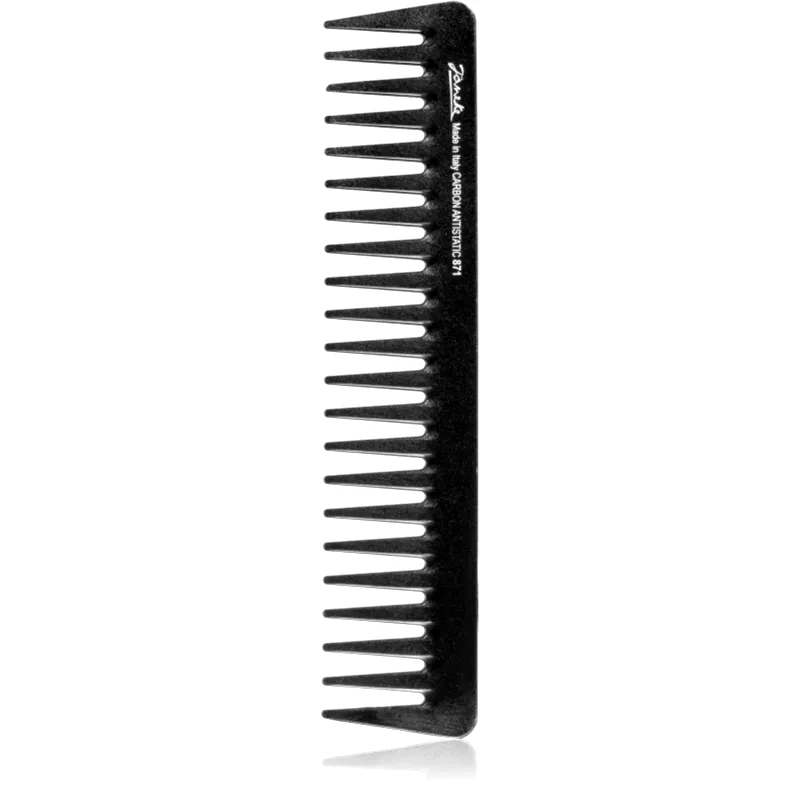 Janeke Janeke Carbon Fibre Gel Application Comb χτένα για τα μαλλιά για την εφαρμογή προϊόντων τζελ 19 cm 1 τμχ