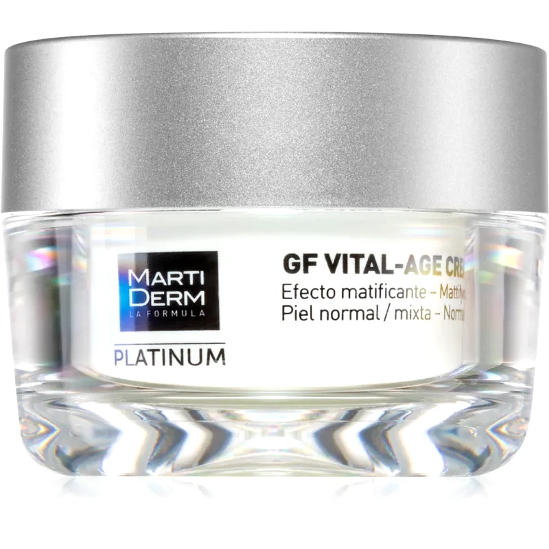 MartiDerm MartiDerm Platinum GF Vital-Age αναζωογονητική κρέμα προσώπου για κανονική έως μικτή επιδερμίδα 50 μλ