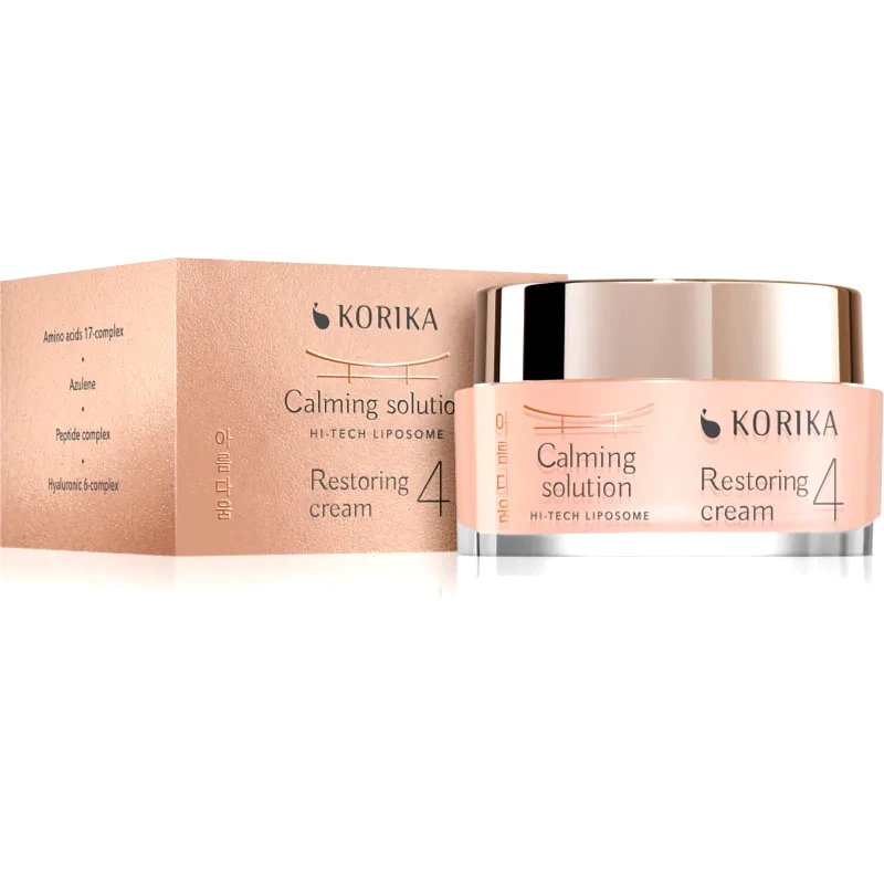KORIKA KORIKA HI-TECH LIPOSOME Calming solution Restoring cream θρεπτική καταπραϋντική κρέμα 50 ml