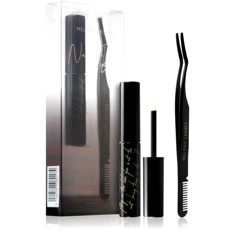 Melody Lashes Melody Lashes Tool Set σετ αξεσουάρ για την εφαρμογή τεχνητών βλεφαρίδων