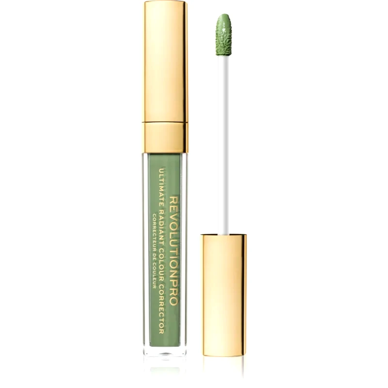 Revolution PRO Revolution PRO Ultimate Radiant Colour Corrector λαμπρυντικός διορθωτής για επιδερμίδα με ατέλειες απόχρωση Green 4,5 μλ