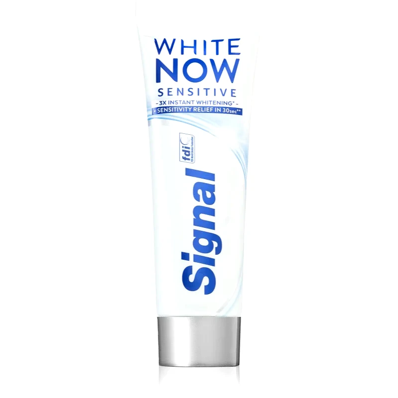 Signal Signal White Now Sensitive λευκαντική οδοντόκρεμα για ευαίσθητα δόντια 75 ml