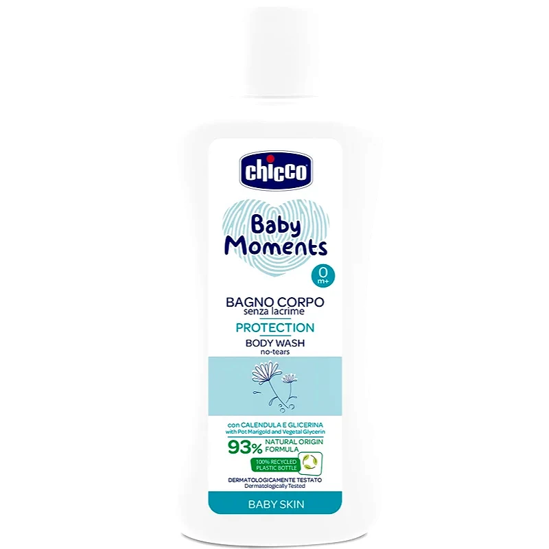 Chicco Chicco Baby Moments σαμπουάν για ολόκληρο το σώμα για παιδιά 200 ml