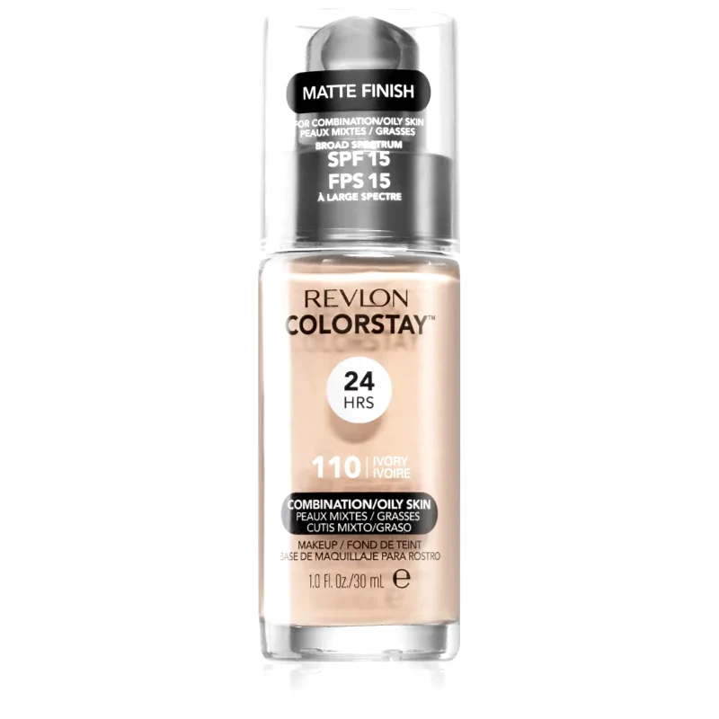 Revlon Cosmetics Revlon Cosmetics ColorStay™ μακράς διαρκείας ματ μεικ απ για μικτή και λιπαρή επιδερμίδα απόχρωση 110 Ivory 30 μλ