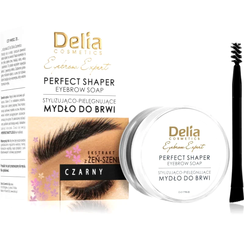 Delia Cosmetics Delia Cosmetics Eyebrow Expert κερί φιξαρίσματος για τα φρύδια απόχρωση Black 10 ml