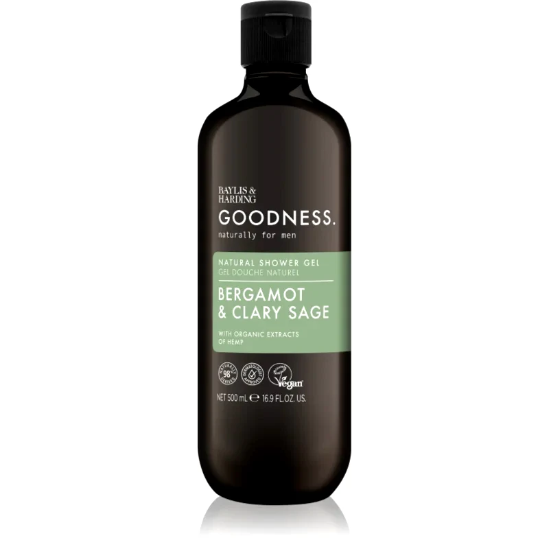 Baylis & Harding Baylis & Harding Goodness Bergamot & Clary Sage τζελ για ντους για άντρες 500 ml