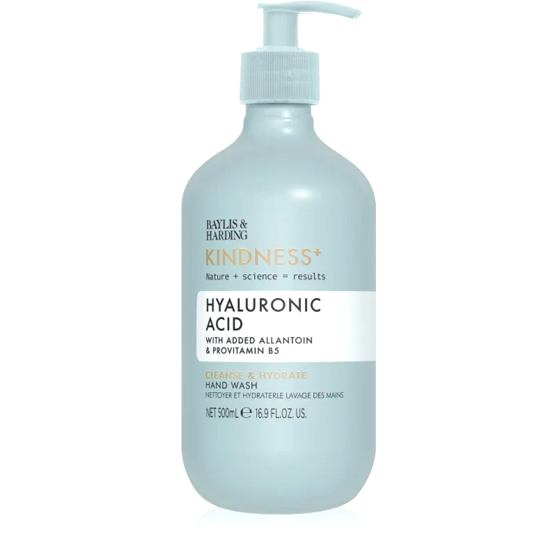 Baylis & Harding Baylis & Harding Kindness+ Hyaluronic Acid υγρό σαπούνι για τα χέρια με ενυδατικό αποτέλεσμα αρώματα Pear & Neroli 500 ml