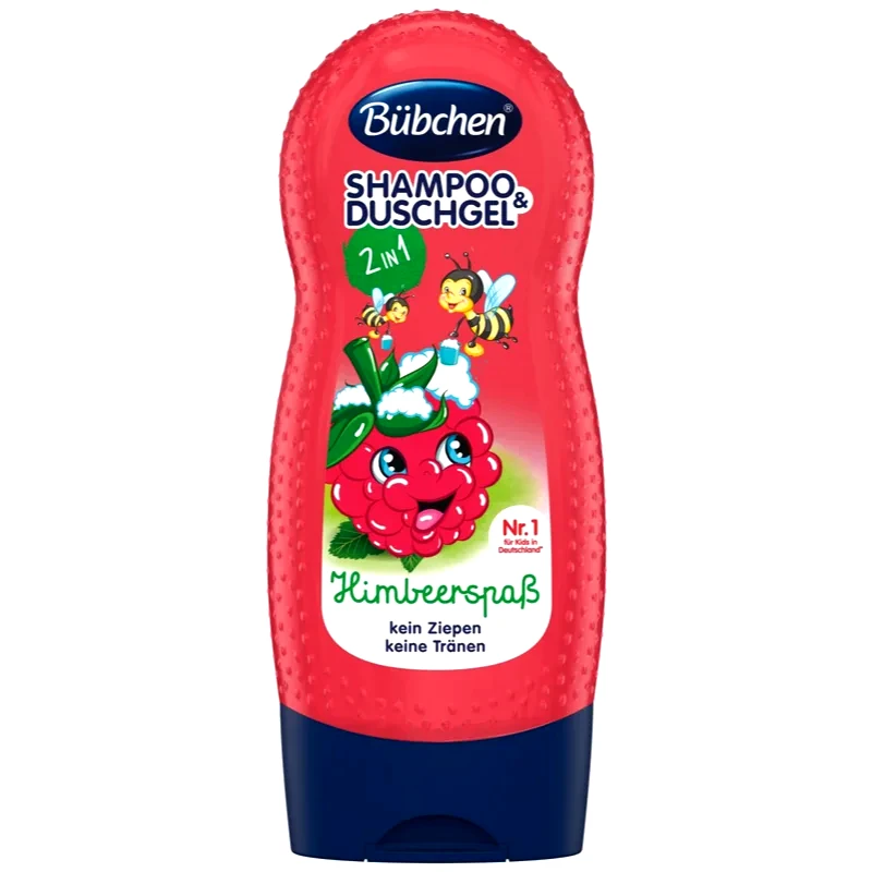 Bübchen Bübchen Kids Himbeere σαμπουάν και αφρόλουτρο 2 σε 1 230 ml