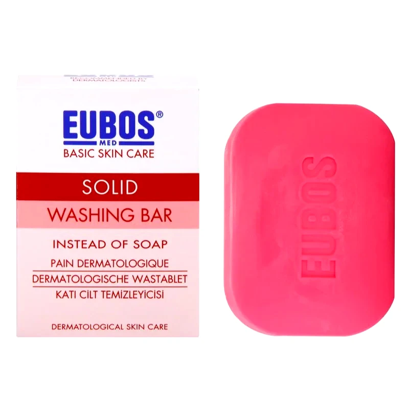 Eubos Eubos Basic Skin Care Red απορρυπαντικό χωρίς σαπούνι για μικτό δέρμα 125 γρ