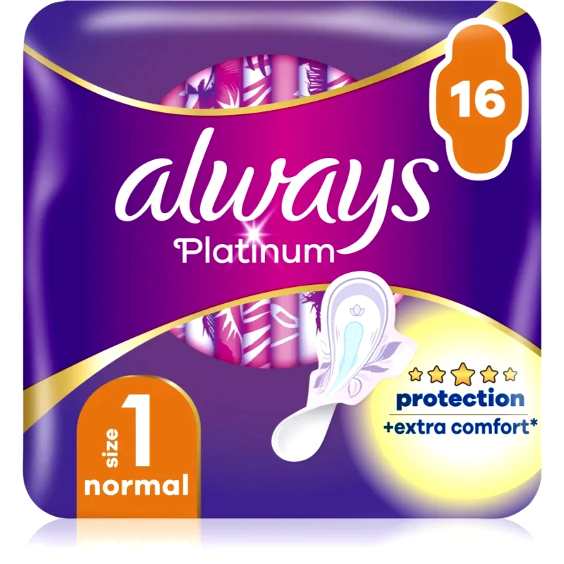 Always Always Platinum Normal Size 1 σερβιέτες 16 τμχ