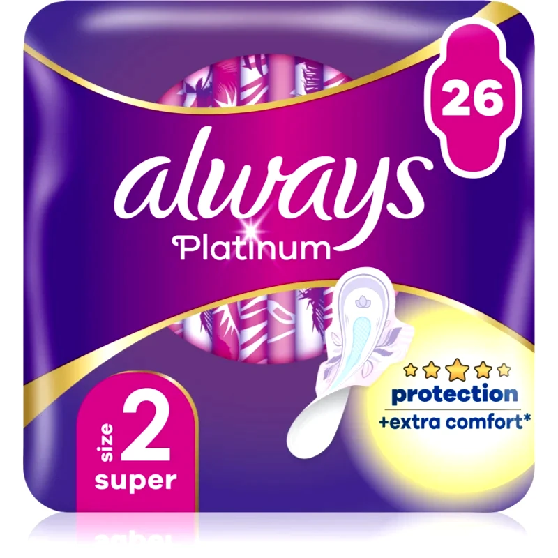 Always Always Platinum Super Size 2 σερβιέτες 26 τμχ