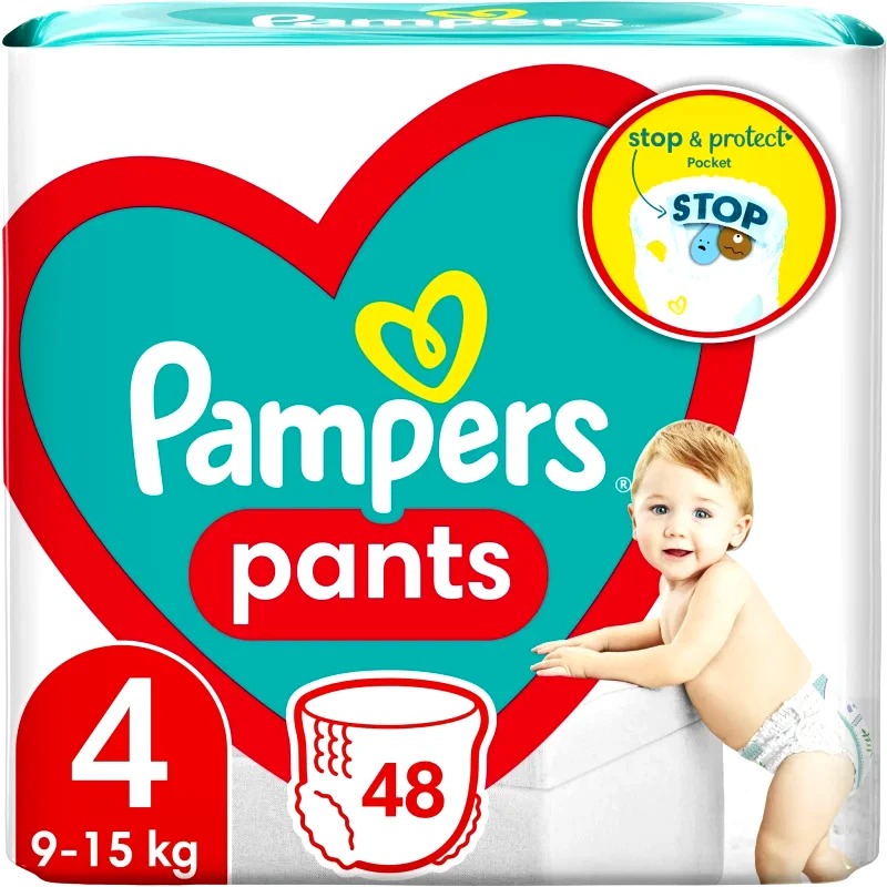 Pampers Pampers Pants Size 4 πάνα - βρακάκι μιας χρήσης 9-15 kg 48 τμχ