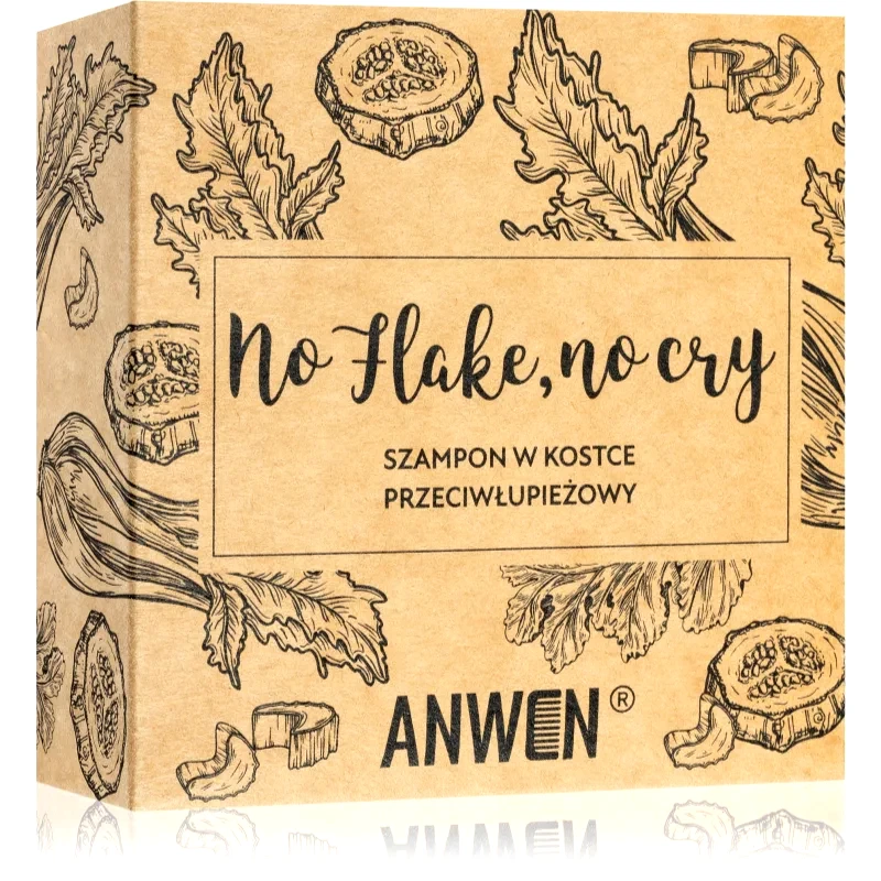 Anwen Anwen No Flake, No Cry Σαμπουάν σε μορφή μπάρας κατά της πιτυρίδας 75 γρ