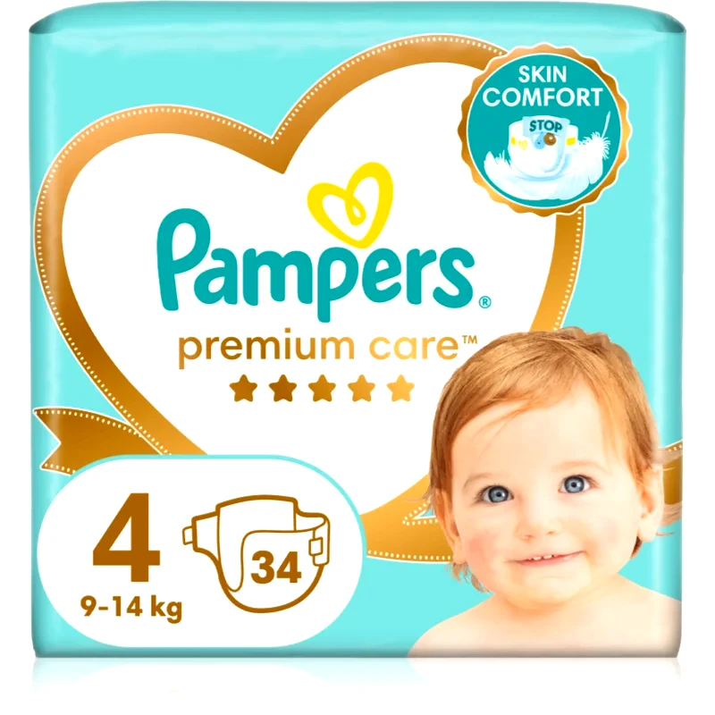 Pampers Pampers Premium Care Size 4 πάνες μίας χρήσης 9-14 kg 34 τμχ