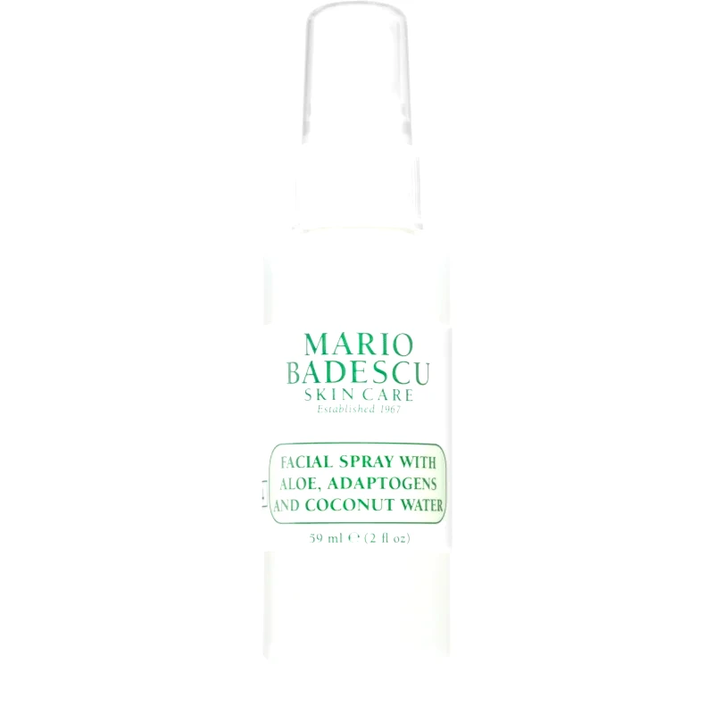 Mario Badescu Mario Badescu Facial Spray with Aloe, Adaptogens and Coconut Water αναζωογονητική ομίχλη για κανονική έως ξηρή επιδερμίδα 59 ml