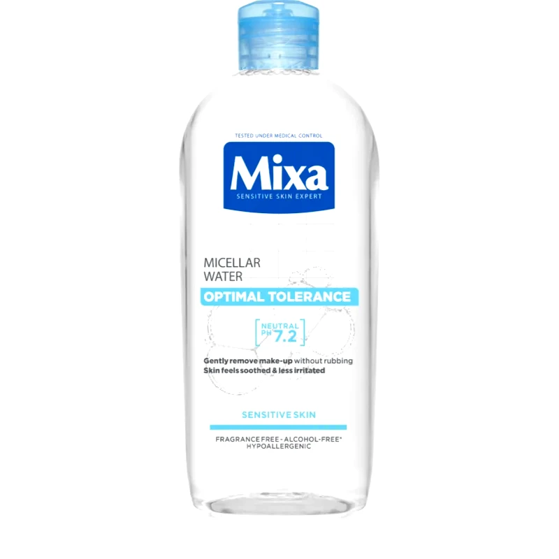 MIXA Mixa Optimal Tolerance μικυλλιακό νερό για να καταπραύνει την επιδερμίδα πρόσωπου 400 ml
