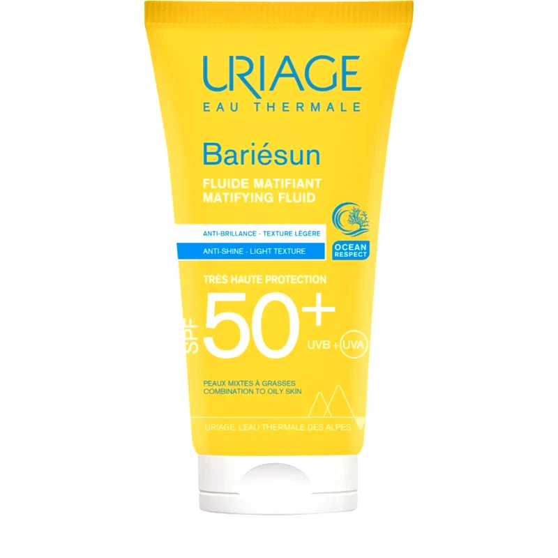 Uriage Uriage Bariésun Matifying Fluid SPF 50+ ματ υγρό με ενυδατική επίδραση SPF 50+ 50 ml
