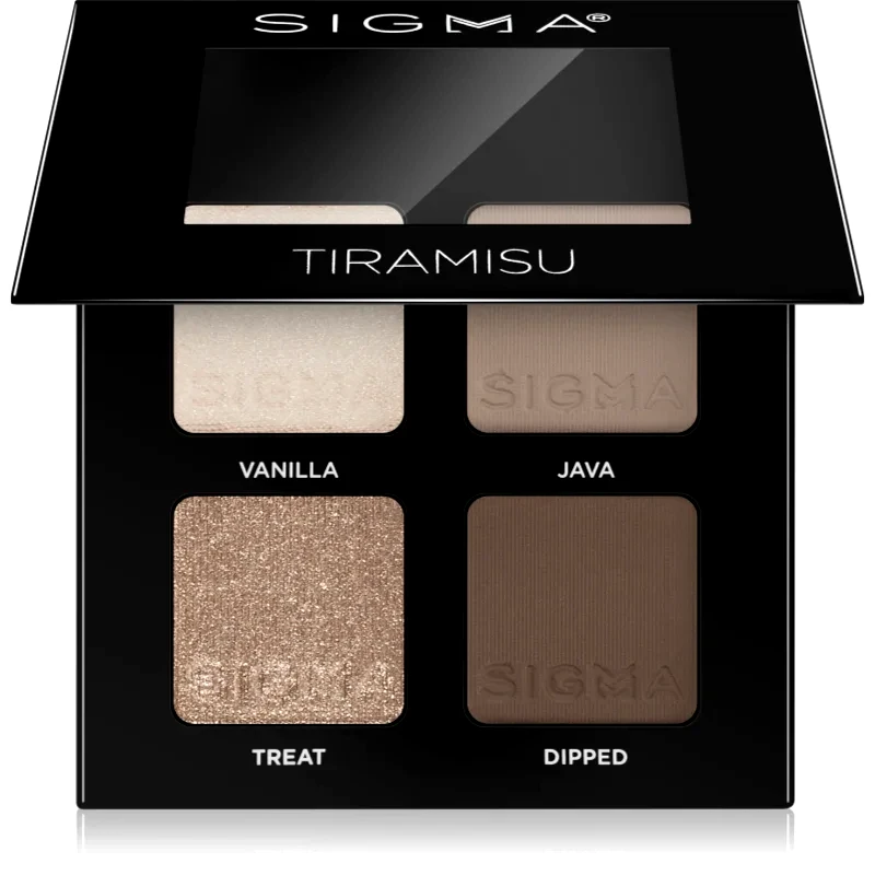 Sigma Beauty Sigma Beauty Quad Παλέτα σκιών για τα μάτια απόχρωση Tiramisu 4 γρ