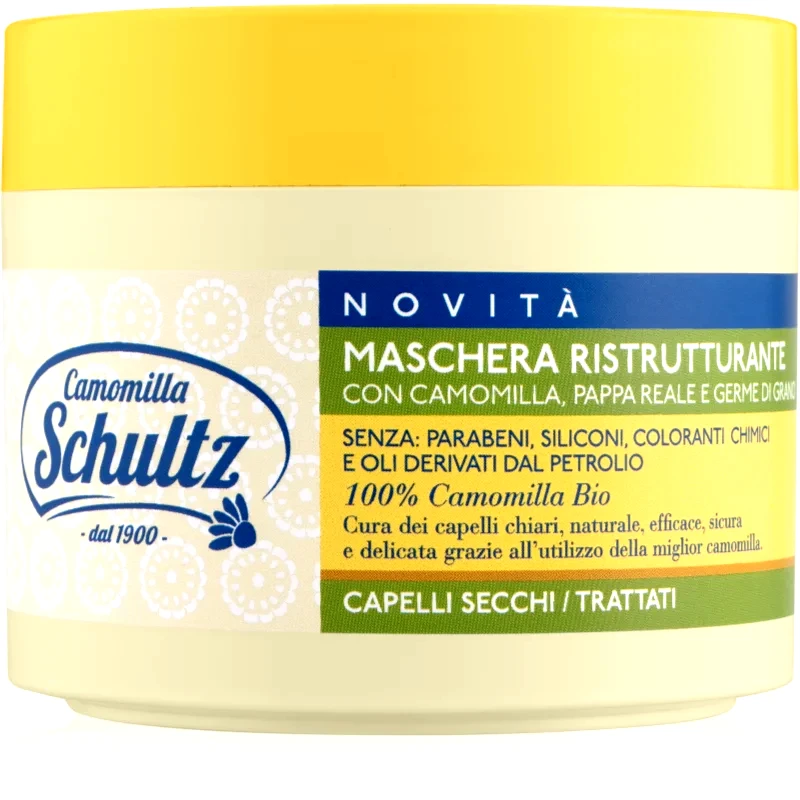 Camomilla Schultz Camomilla Schultz Chamomile αναδιαρθρωτική μάσκα για τα μαλλιά 300 ml