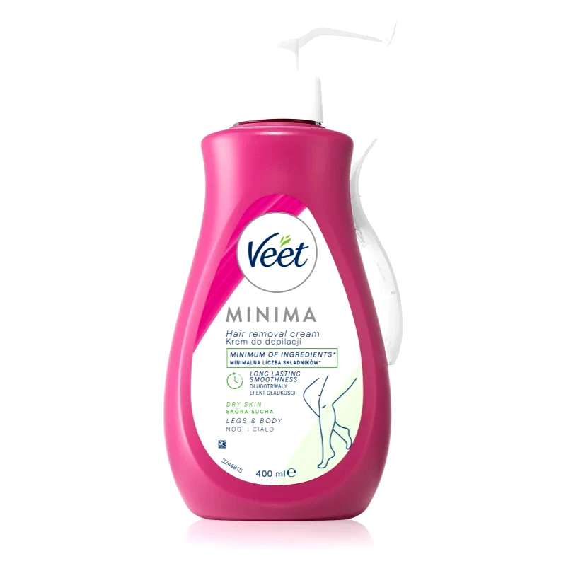Veet Veet Minima Dry Skin ενυδατική αποτριχωτική κρέμα για ξηρό δέρμα 400 ml