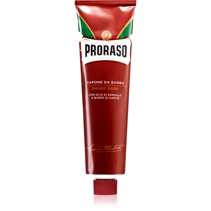 Proraso Proraso Red σαπούνι ξυρίσματος για σκληρά γένια σε σωλήνα 150 ml