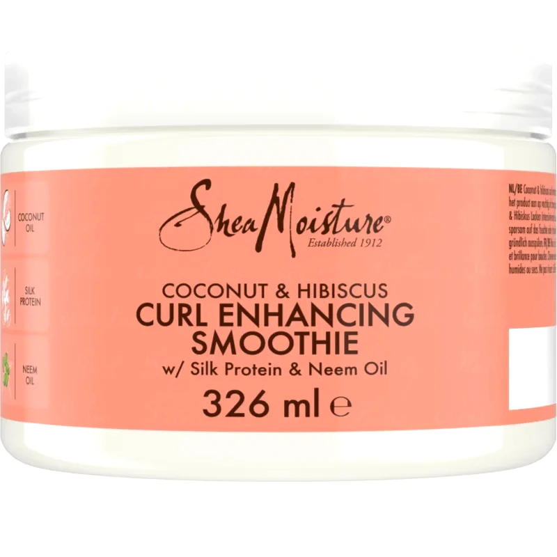 Shea Moisture Shea Moisture Coconut & Hibiscus κρέμα χωρίς ξέβγαλμα για σγουρά μαλλιά 326 γρ