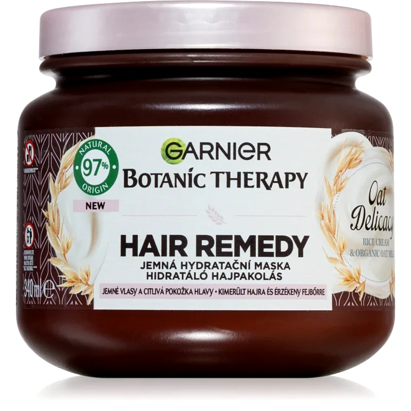Garnier Garnier Botanic Therapy Hair Remedy ενυδατική μάσκα για τα μαλλιά για ευαίσθητο δέρμα 340 ml
