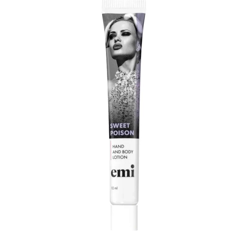emi emi Sweet Poison αρωματισμένο γαλάκτωμα σώματος συσκευασία ταξιδίου 10 ml