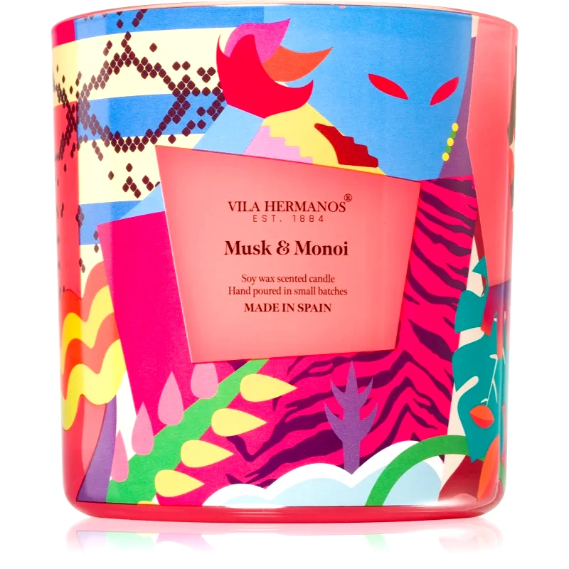 Vila Hermanos Vila Hermanos 70ths Year Musk & Monoi αρωματικό κερί 500 γρ