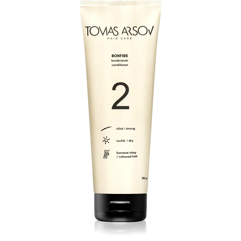 Tomas Arsov Tomas Arsov Bonfire Rinse Off Conditioner βαθιά αποκαταστατικό κοντίσιονερ για ξηρά, ταλαιπωρημένα μαλλιά 250 ml