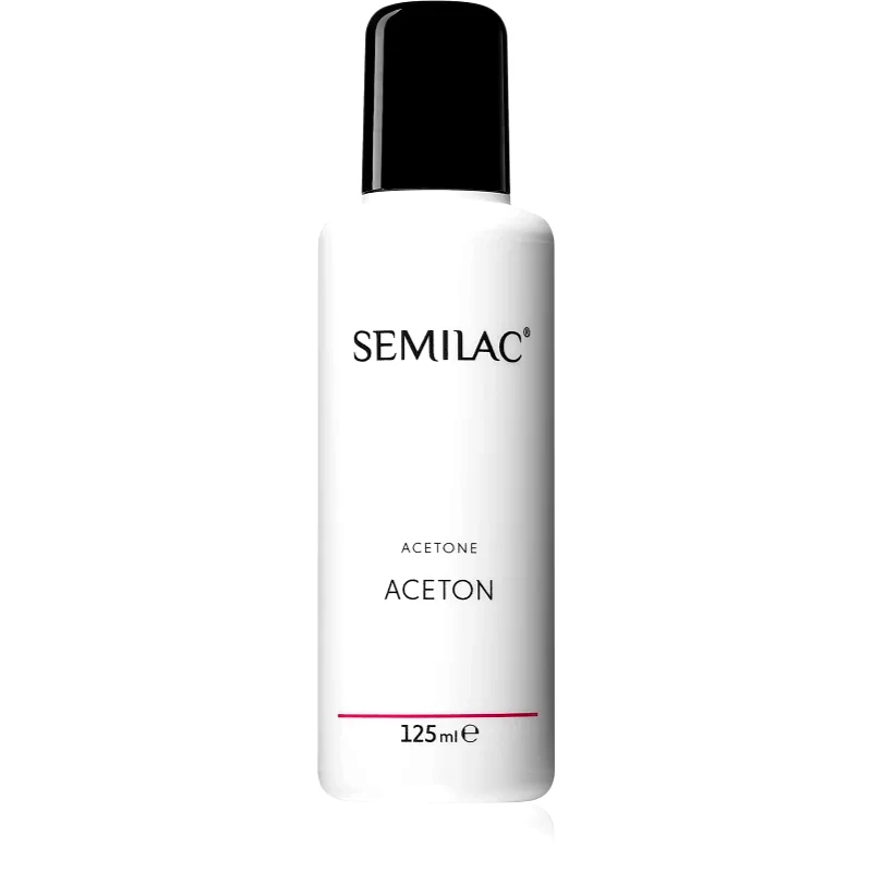 Semilac Semilac Liquids καθαρή ακετόνη για αφαίρεση τεχνητών τζελ νυχιών 125 ml