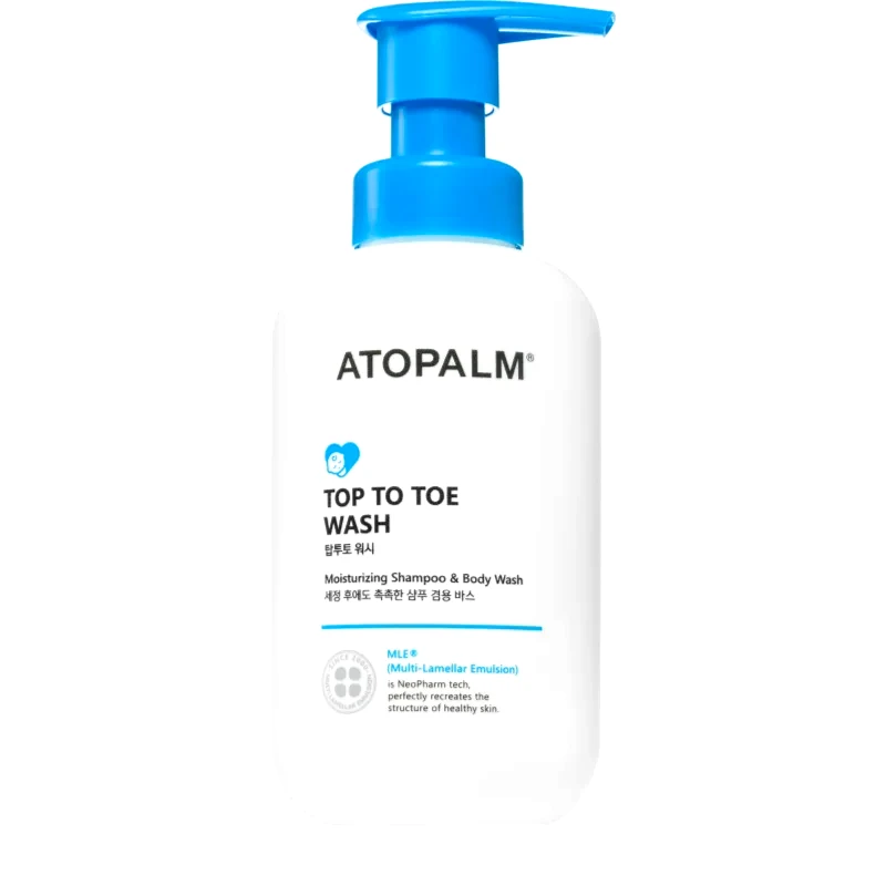 ATOPALM ATOPALM MLE Cleansing τζελ καθαρισμου για σώμα και μαλλιά για ευαίσθητο δέρμα 300 ml