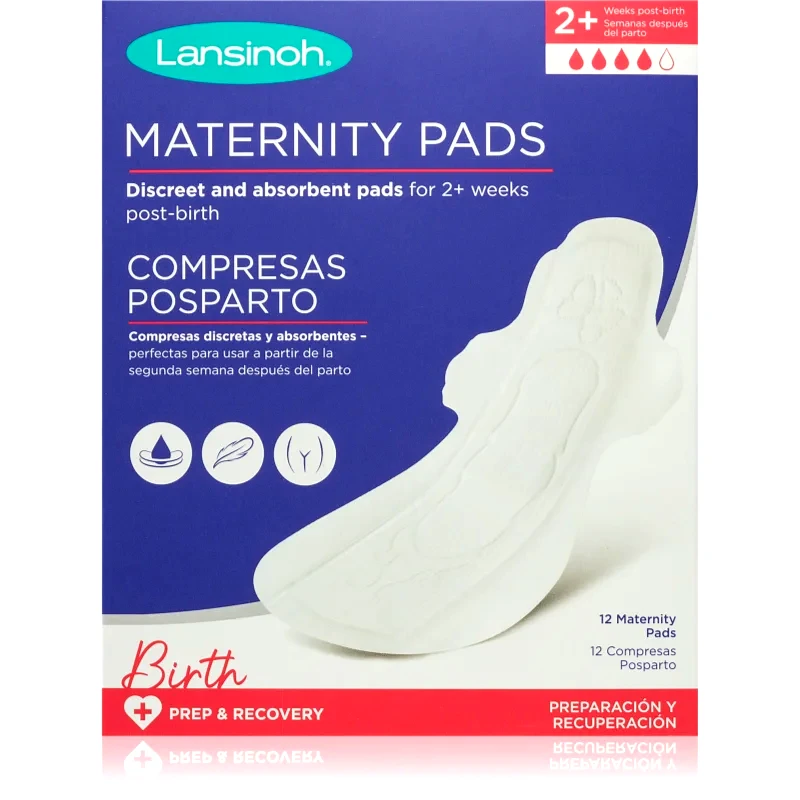 Lansinoh Lansinoh Maternity Pads 2 weeks+ σερβιέτες λοχείας 12 τμχ