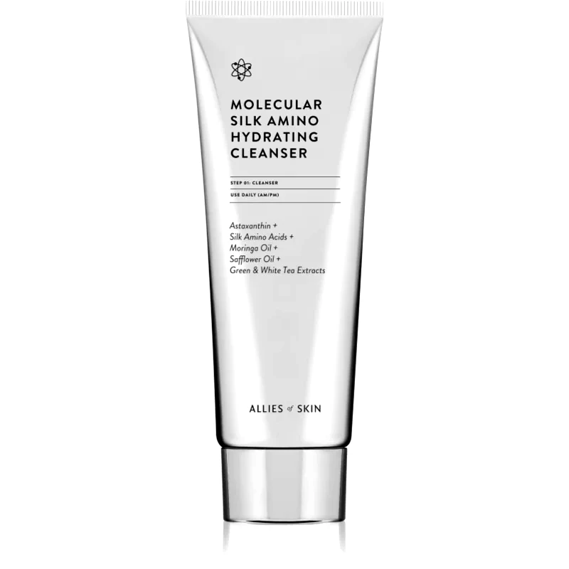 Allies of Skin Allies of Skin Molecular Silk Amino Hydrating Cleanser ενυδατικό καθαριστικό τζελ με αμινοξέα 100 ml