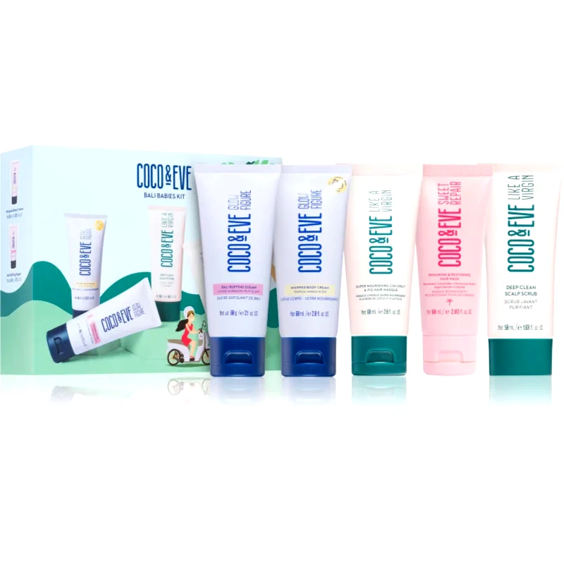 Coco & Eve Coco & Eve Bali Babies Kit σετ ταξιδιού για σώμα και μαλλιά