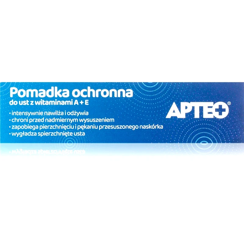 Apteo Apteo Protective lipstick with vitamins A+E Βάλσαμο για τα χείλη για θρέψη και ενυδάτωση 1 τμχ