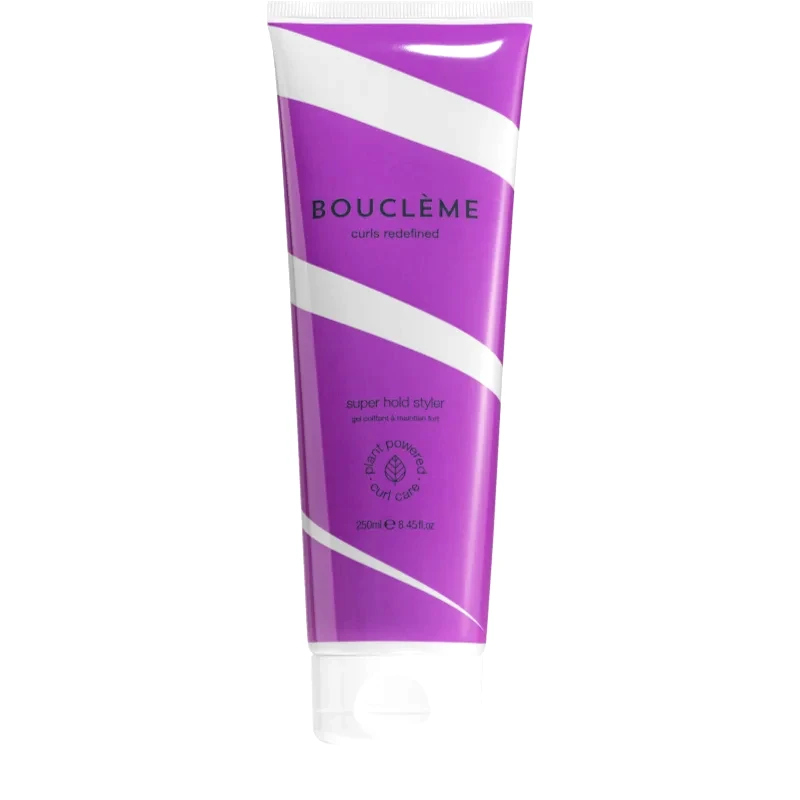 Bouclème Bouclème Curl Super Hold Styler συσφικτικό τζελ για τα μαλλιά για σπαστά και σγουρά μαλλιά 250 μλ