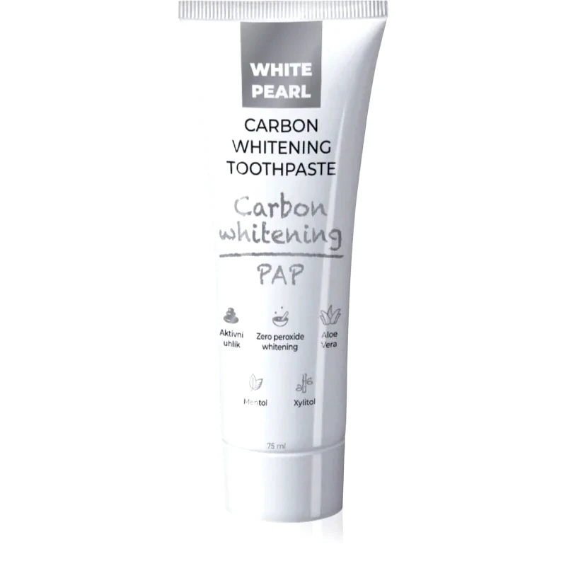 White Pearl White Pearl PAP Carbon Whitening λευκαντική οδοντόκρεμα 75 ml