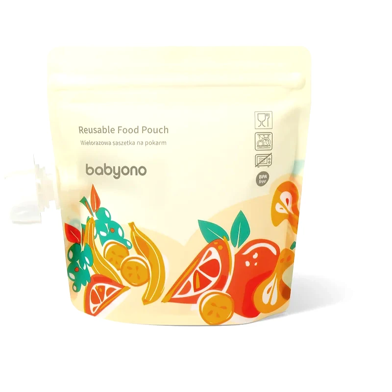 BabyOno BabyOno Get Ready Reusable Food Pouch παιδικοί φρουτοπολτοί 5x150 ml