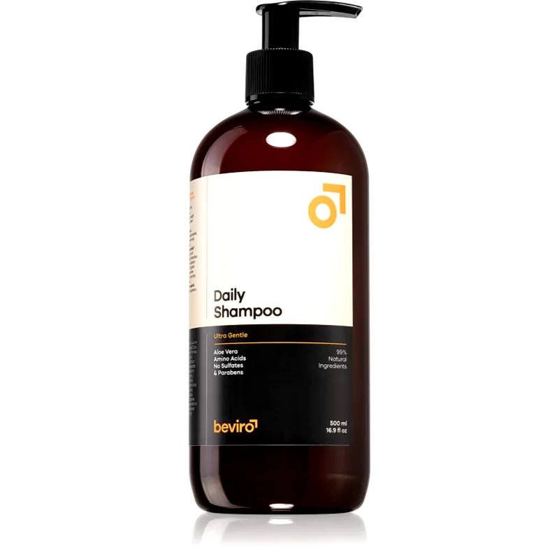 Beviro Beviro Daily Shampoo Ultra Gentle σαμπουάν για άνδρες με αλόη βέρα Ultra Gentle 500 ml