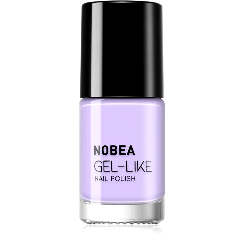 NOBEA NOBEA Day-to-Day Gel-like Nail Polish βερνίκι νυχιών για τζελ αποτέλεσμα απόχρωση Blue violet #N61 6 ml