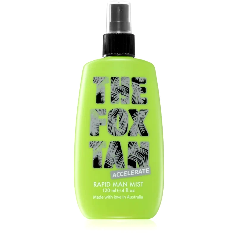 The Fox Tan The Fox Tan Rapid Man δροσιστικό σπρεϊ σώματος επιτάχυνση μαύρισματος για άντρες 120 ml