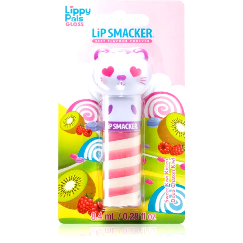 Lip Smacker Lip Smacker Lippy Pals λιπ γκλος γεύση Sweet Kiwi Kitten 8.4 μλ