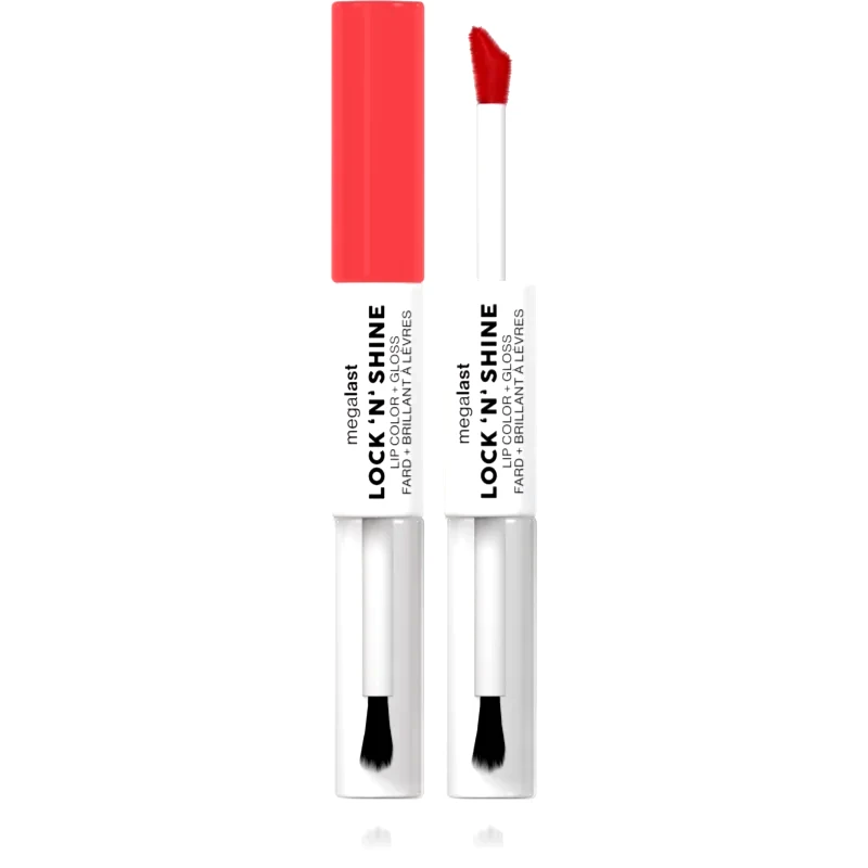 Wet n Wild Wet n Wild MegaLast Lock n' Shine μακράς διαρκείας κραγιόν και λιπ γκλος απόχρωση Shining Hibiscus 8 ml