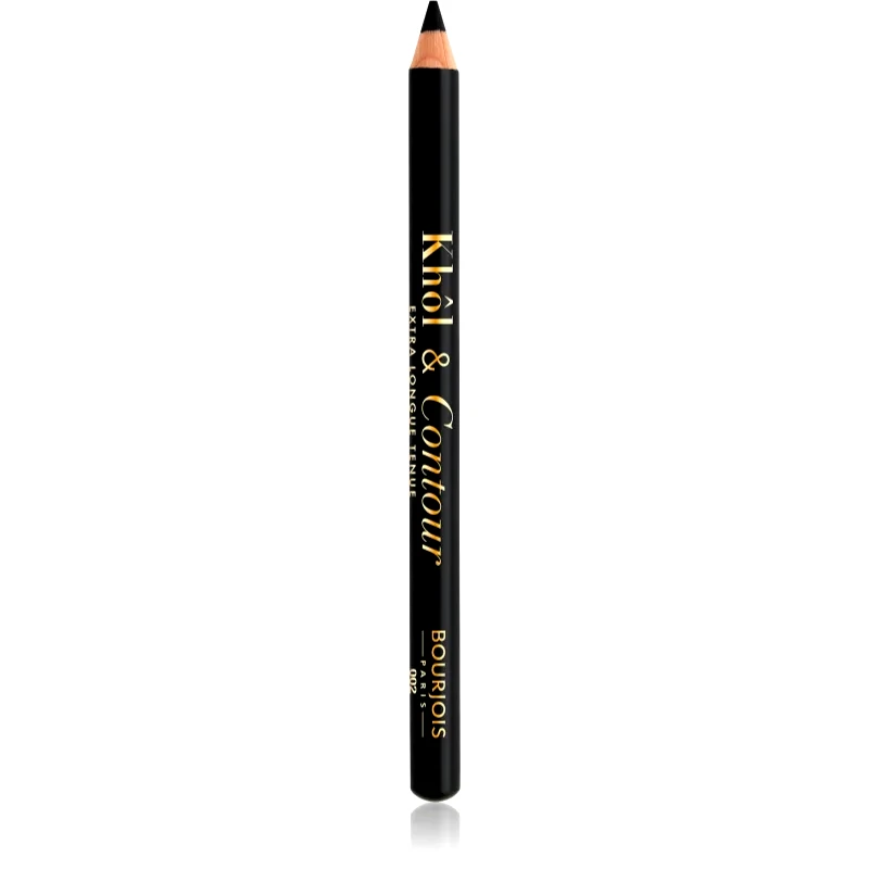 Bourjois Bourjois Khôl & Contour Extra Longue Tenue μακράς διαρεκίας μολύβι για τα μάτια απόχρωση 002 Ultra Black 1.2 γρ
