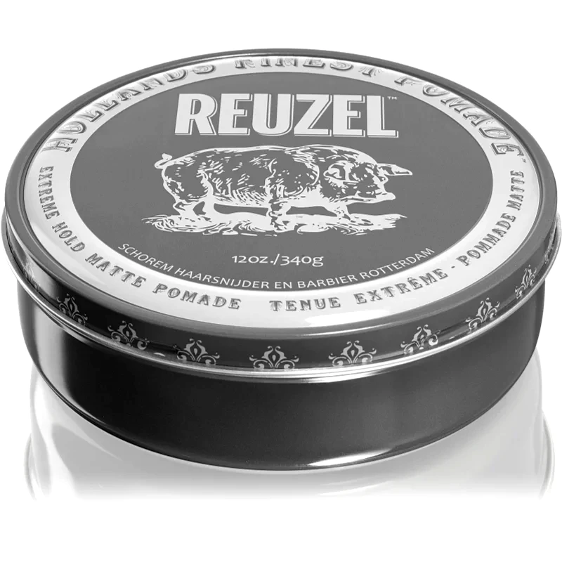 Reuzel Reuzel Hollands Finest Pomade Extreme Hold Πομάδα μαλλιών με ματ αποτελέσματα 340 γρ