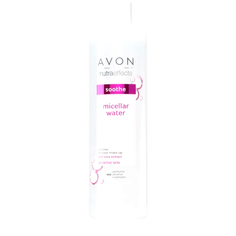Avon Avon Nutra Effects Soothe μικυλλιακό νερό καθαρισμού για ευαίσθητη επιδερμίδα 400 μλ