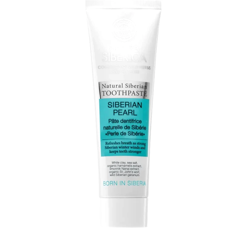 Natura Siberica Natura Siberica Natural Siberian Siberian Pearl Λευκαντική οδοντόκρεμα για φρέσκια αναπνοή 100 γρ