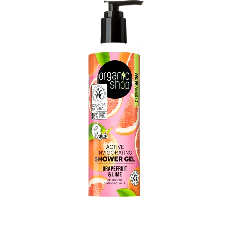 Organic Shop Organic Shop Grapefruit & Lime τζελ ντους ενεργοποίησης 280 ml