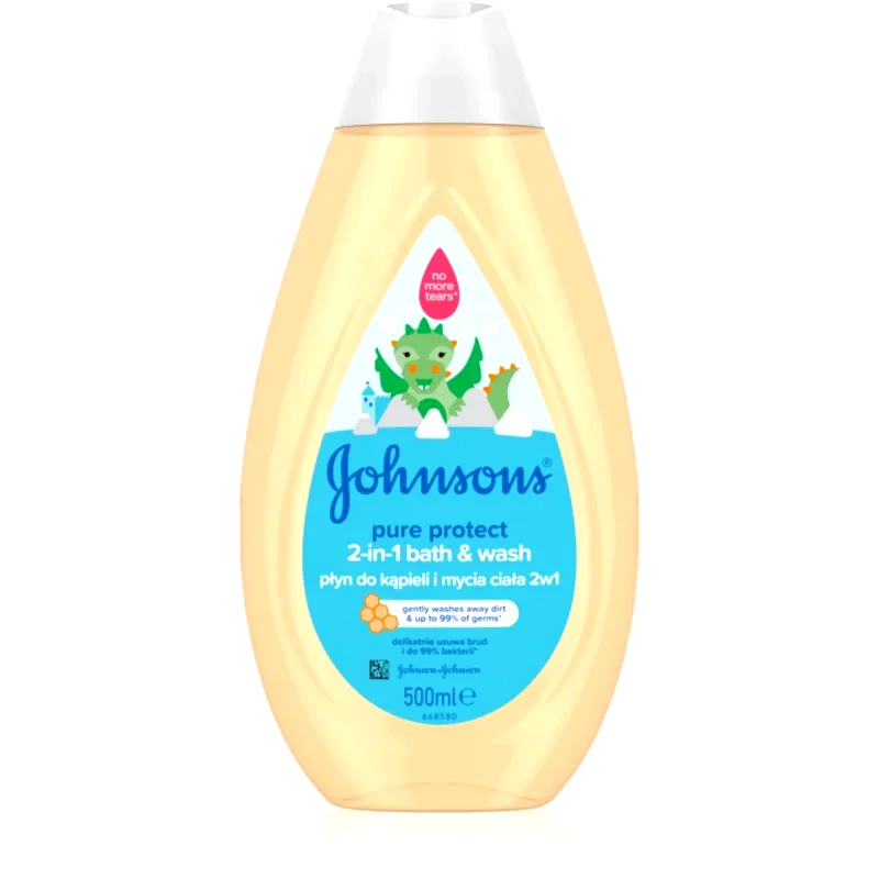 Johnson's® Johnson's® Wash and Bath τζελ για ντους και μπάνιο για παιδιά 2 σε 1 500 ml